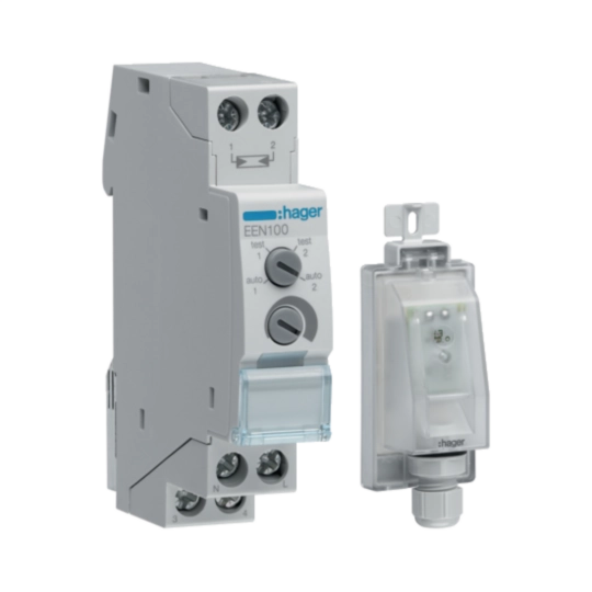 Dämme­rungs­schalter und Zubehör Schalt- und Melde­ge­räte | Hager DE