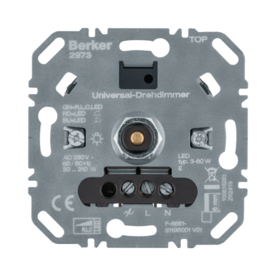 Dreh-­Dimmer und Abde­ckungen Lichtsteu­e­rung | Hager DE