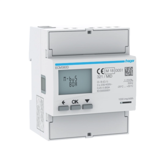 Ener­gie­zähler und Zubehör Zähler und Mess­ge­räte | Hager DE