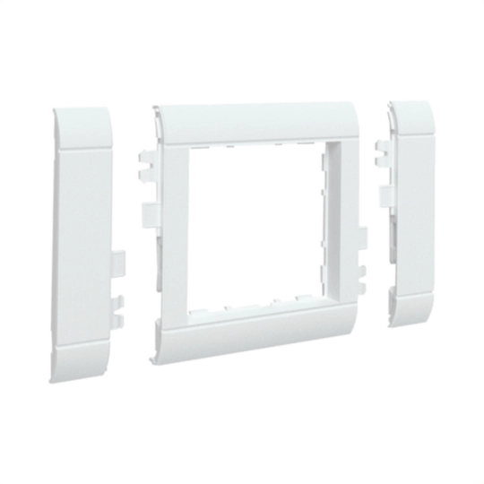 Gerä­te­einbau mit Rahmen­blende modular 55 x 55 mm Gerä­te­einbau | Hager DE