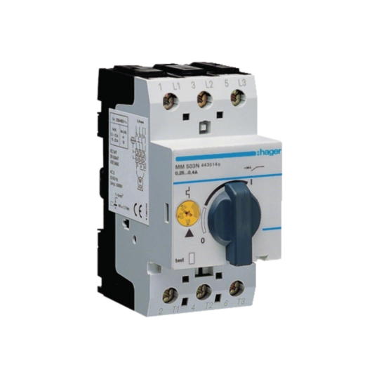 Motor­schutz­schalter und Zubehör FI-Re­lais und Motor­schutz­schalter | Hager DE