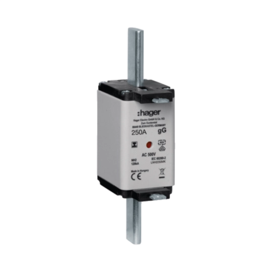 NH-Si­che­rungs­ein­sätze und Zubehör Siche­rungs­ma­te­rial | Hager DE