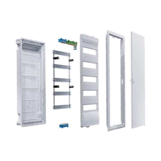 Stufen­-­Lie­fer­form Klein­ver­teiler bis 63 A und Multi­me­dia­ver­teiler | Hager DE