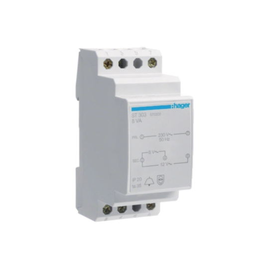 Trans­for­ma­to­ren, Steck­dosen und Kompakt­leuchte Schalt- und Melde­ge­räte | Hager DE