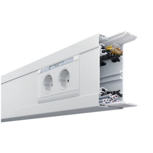 System BRN - Brüs­tungs­kanal mit Drei­kam­mer­system Brüs­tungs­ka­nalsys­teme | Hager DE