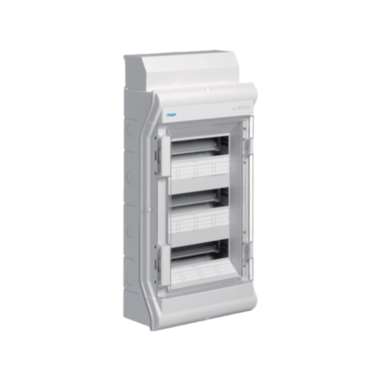 vector Aufputz und Zubehör Klein­ver­teiler bis 63 A und Multi­me­dia­ver­teiler | Hager DE