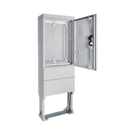 Vertei­ler­säulen und Kabel­ver­tei­ler­schränke zum Ausbau mit univers N Vertei­ler­sys­teme für den Außen­be­reich | Hager DE