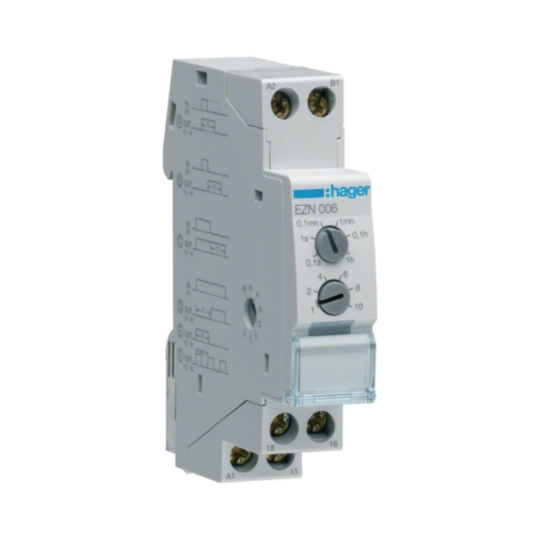 Zeitschalter und Zeitre­lais Schalt- und Melde­ge­räte | Hager DE