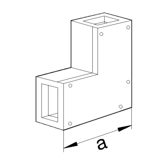 L69159016 - Flachwinkel zu Brandschutzkanal FWK 90 Funktionserhalt E60/E30 50x60mm vweiß