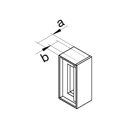 L69509016 - Längenanpassstück zu FWK 90 Funktionserhalt E60/E30 50x210mm verkehrsweiß