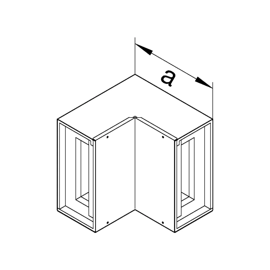 L6951VERZ - Angle intérieur, FWK 90/50210, galvanisé
