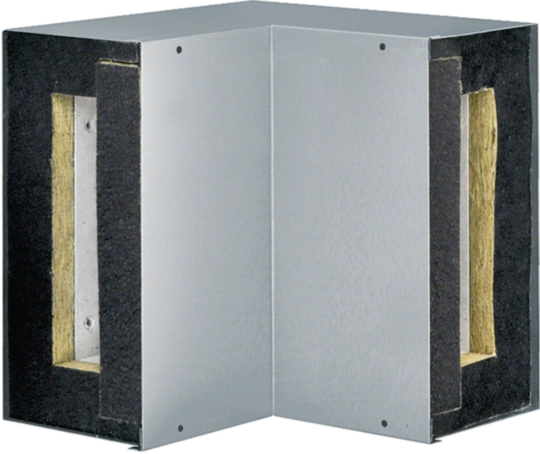 L6951VERZ - Inneneck zu Brandschutzkanal FWK 90 Funktionserhalt E60/E30 50x210mm verzinkt