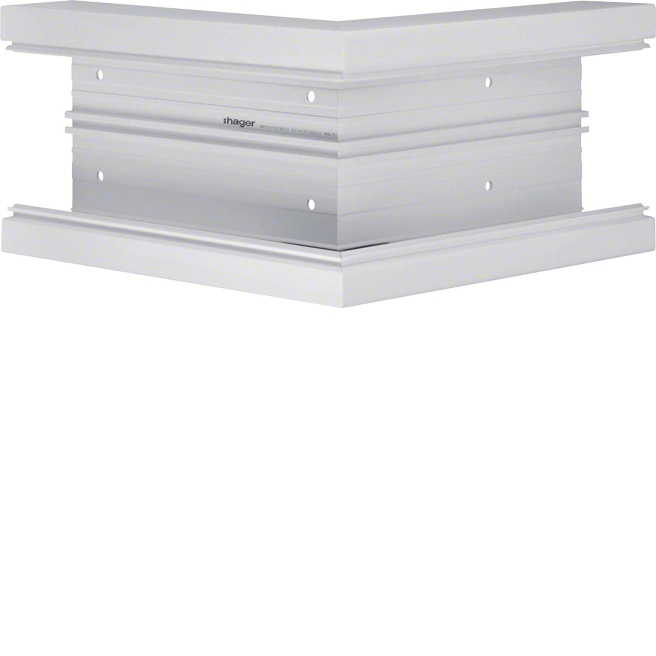 L91027035 - Außeneck zu BR 68x170mm aus PVC in lichtgrau