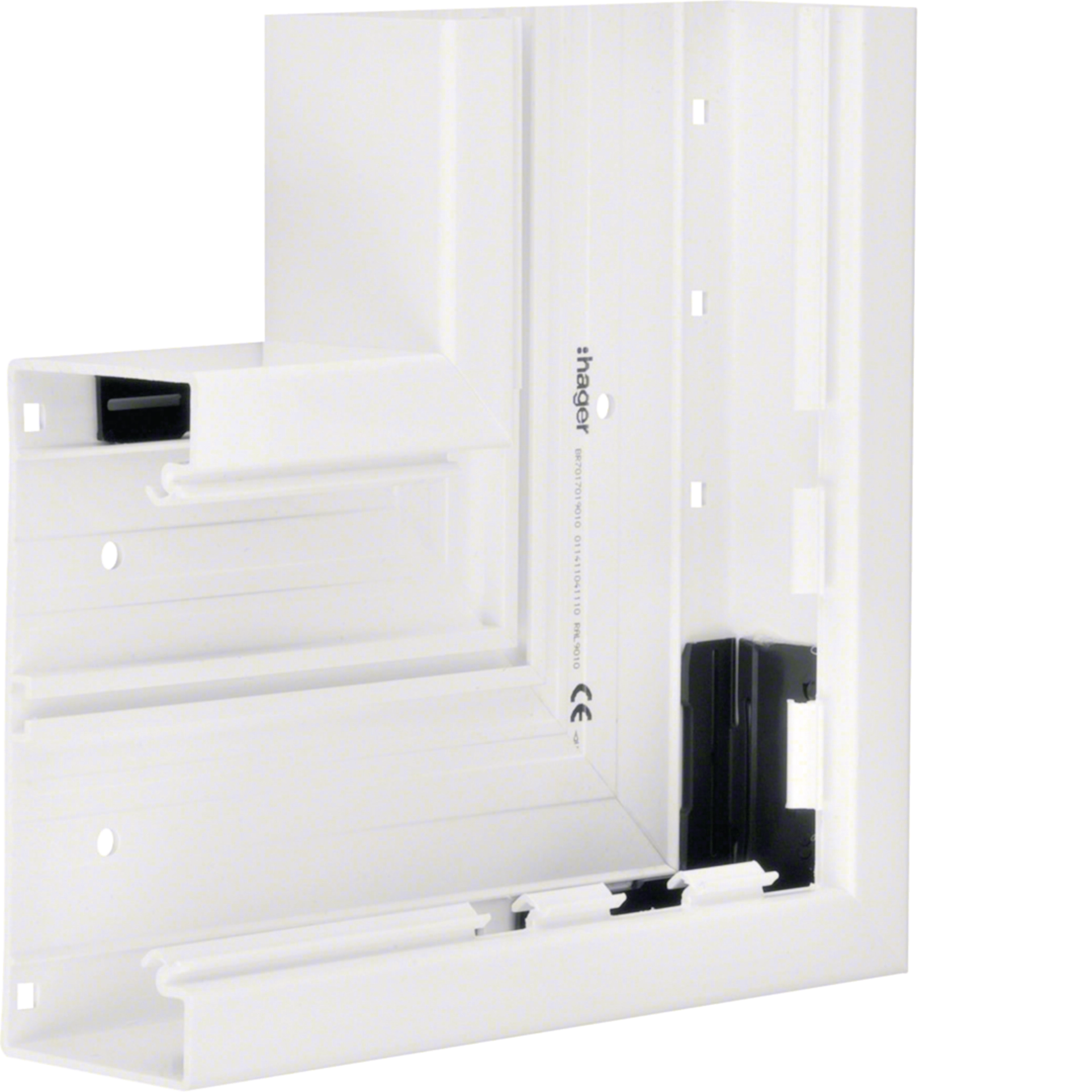 L91059010 - Flachwinkel zu BR 68x170mm aus PVC in reinweiß