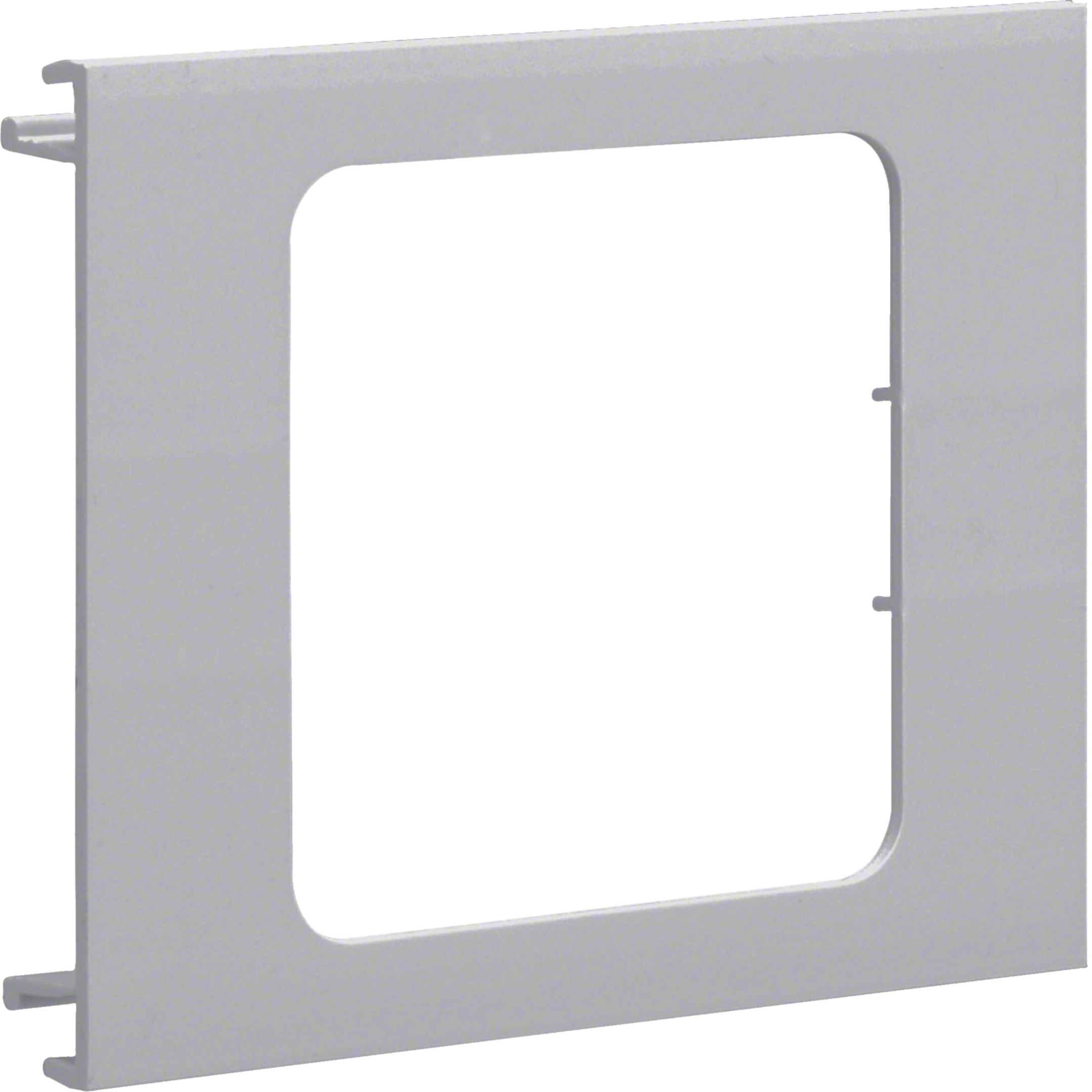L91207030 - Blende 1-fach R7 für UP-Einsatz mit Rahmen PVC zu BR Oberteil 100mm steingrau