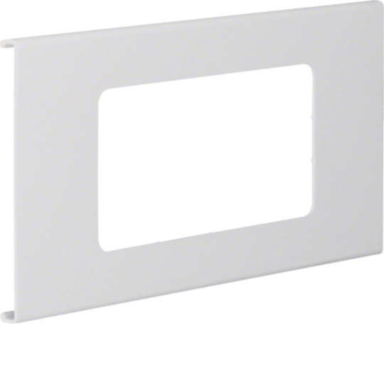 L91327035 - Blende 2-fach R7 für UP-Einsatz mit Rahmen PVC zu FB Oberteil 130mm lichtgrau