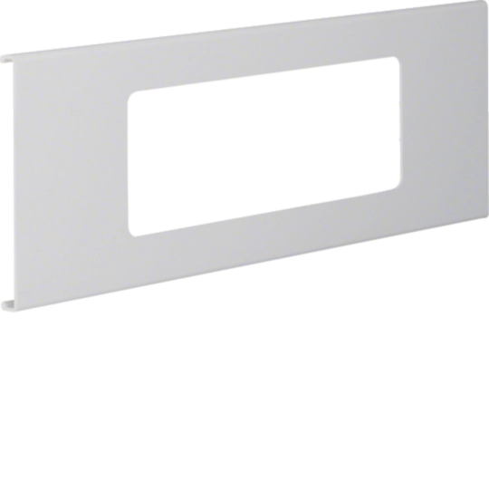 Blende 3-fach R7 für UP-Einsatz mit Rahmen PVC zu FB Oberteil 130mm lichtgrau