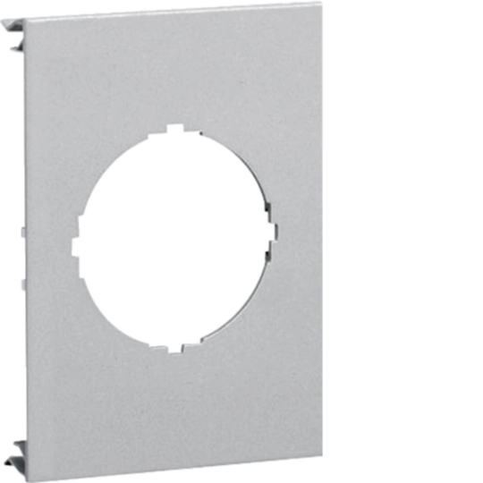 Blende 1-fach d=45mm für UP-Einsatz ohne Rahmen PVC BR Oberteil 120mm lichtgrau