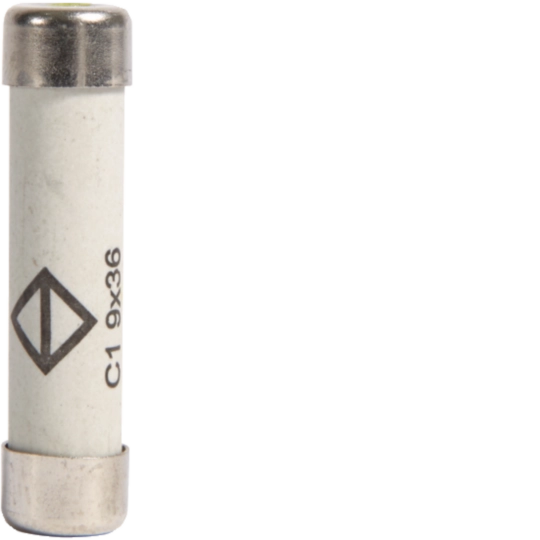 L936C1-25 - Zekering C 1-25 A Ø 9 x 36 mm
