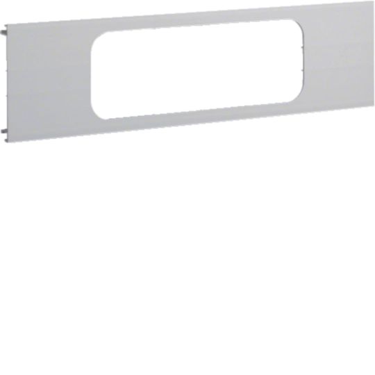 Blende 3-fach R18 für UP-Einsatz mit Rahmen PVC zu BR Oberteil 100mm lichtgrau