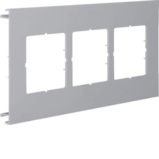 L98137030 - Blende 3-fach a=60mm für UP-Einsatz ohne Rahmen PVC BR Oberteil 120mm steingrau