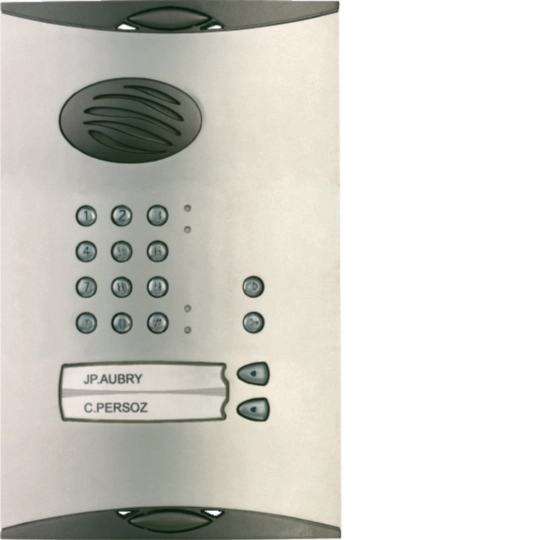 LB722 - Blindage platine de rue + clavier, 2 logements