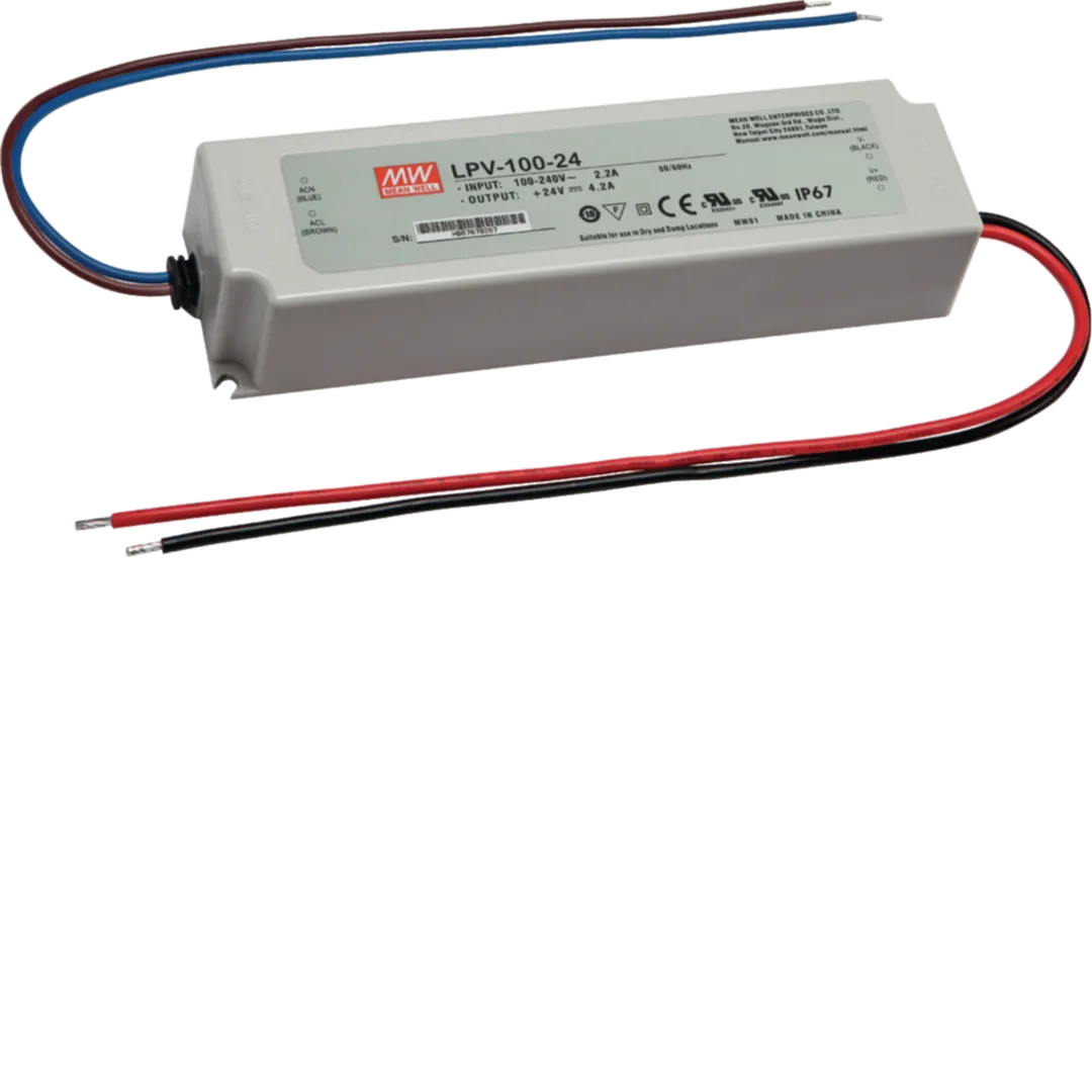 LEDTR100 - Elektronischer Transformator 100W/24 V für LED-Schlauch zu Sockelleistenkanal SL