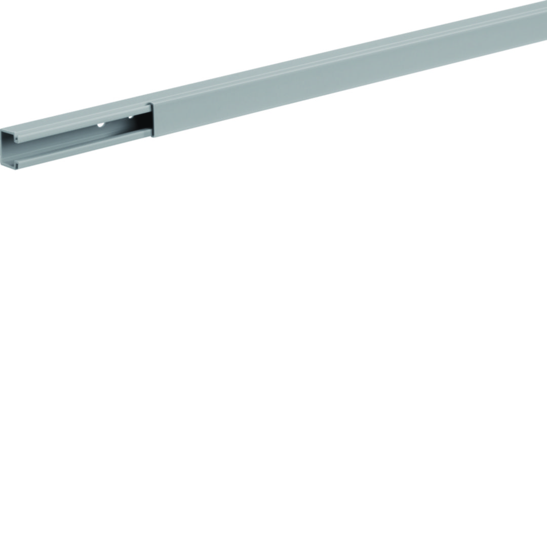 Vezetékcsatorna fedéllel műanyag 15mm x 15mm x 2000mm gránitszürke kezeletlen LF Hager