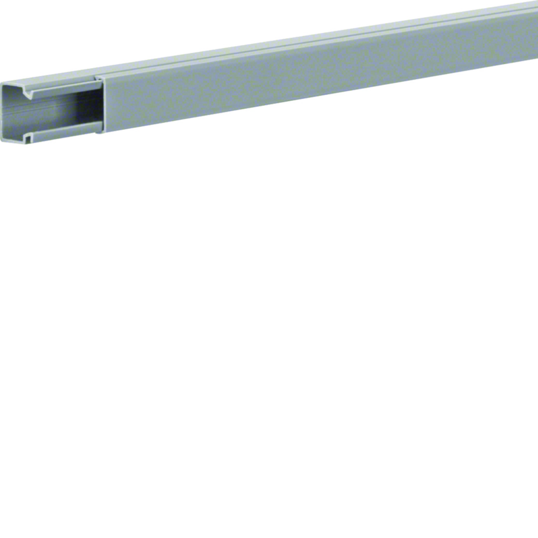 Vezetékcsatorna fedéllel műanyag 19mm x 18mm x 2000mm gránitszürke kezeletlen LF Hager
