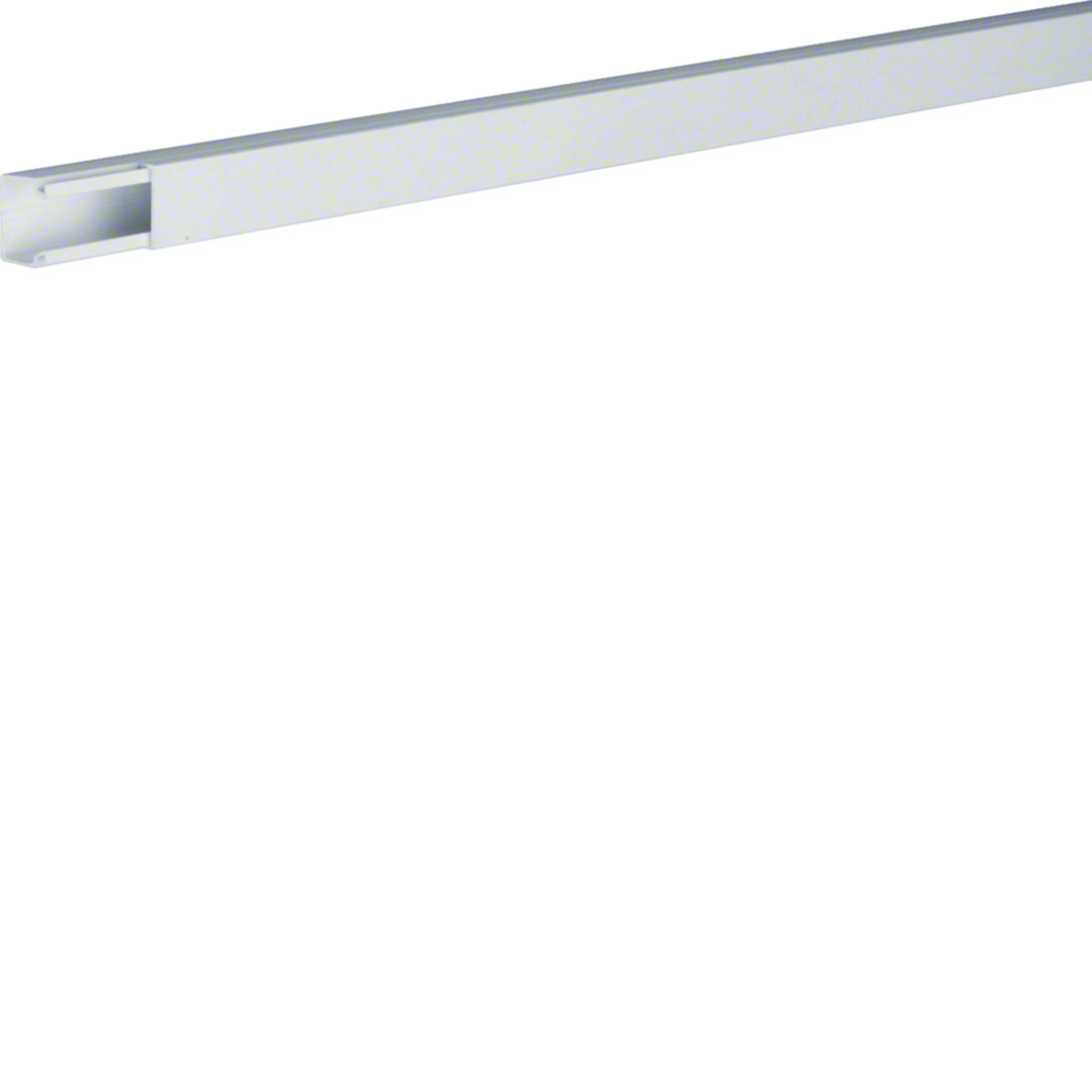 Vezetékcsatorna fedéllel műanyag 19mm x 18mm x 2000mm világosszürke kezeletlen LF Hager