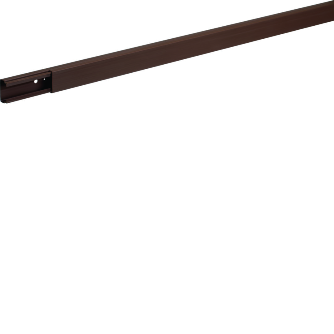 Vezetékcsatorna fedéllel műanyag 33mm x 20mm x 2000mm barna kezeletlen LF Hager