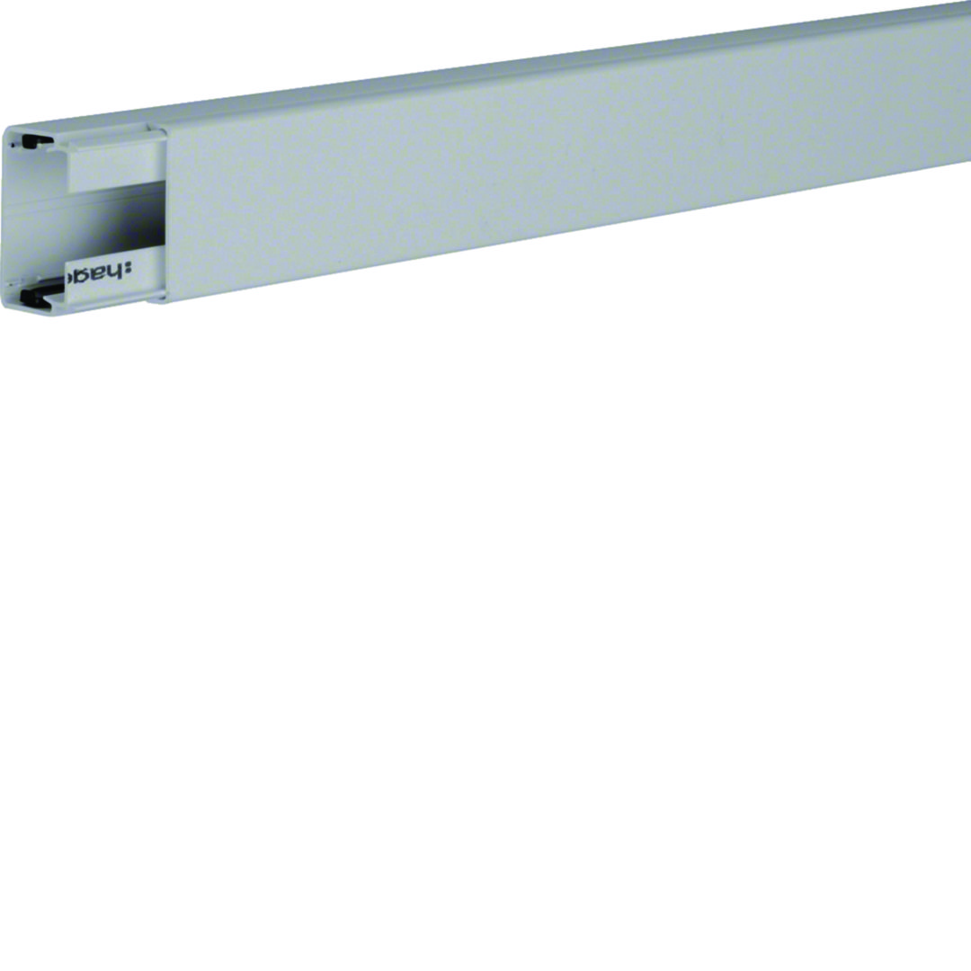 Vezetékcsatorna fedéllel műanyag 45mm x 30mm x 2000mm gránitszürke kezeletlen LF Hager