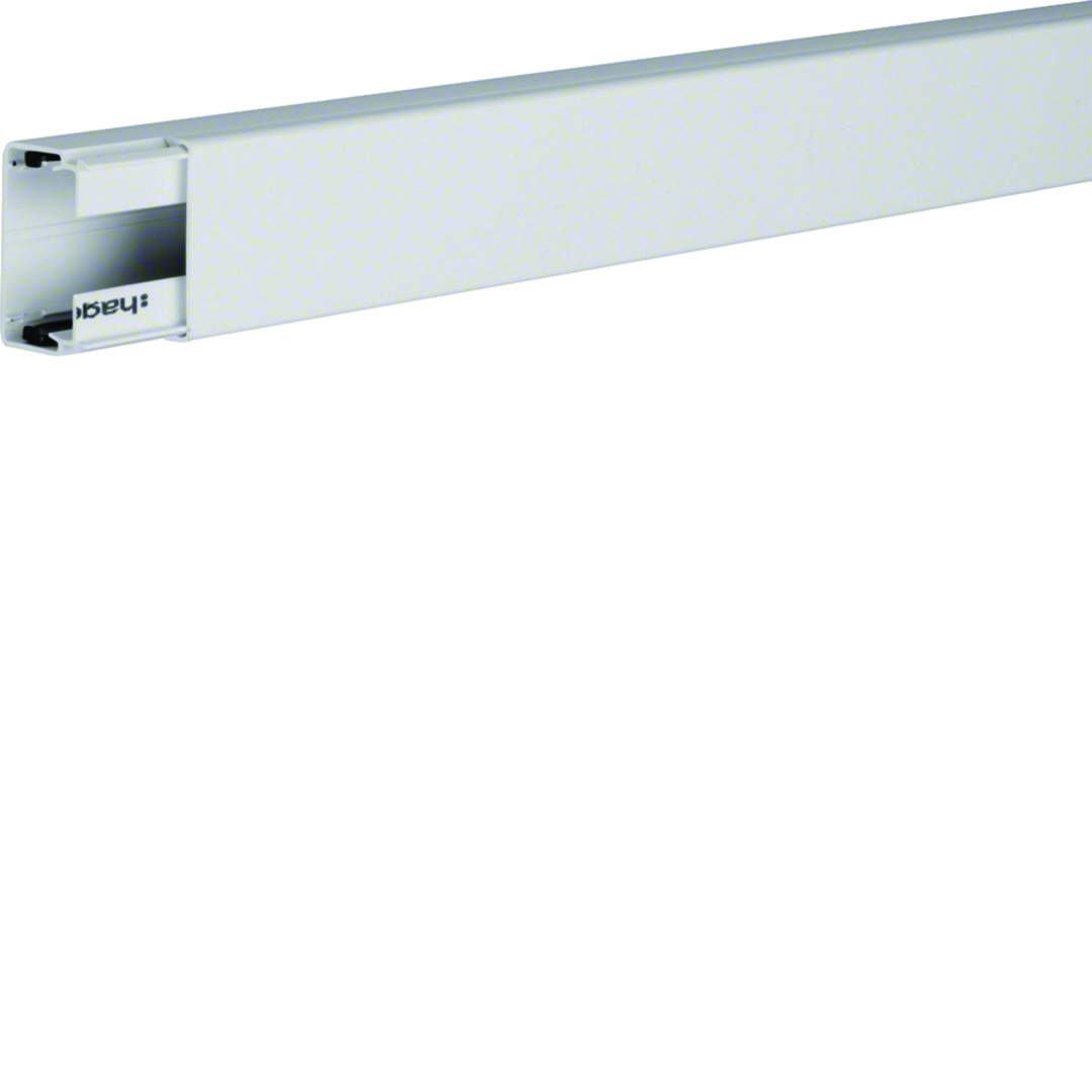 Vezetékcsatorna fedéllel műanyag 45mm x 30mm x 2000mm világosszürke kezeletlen LF Hager