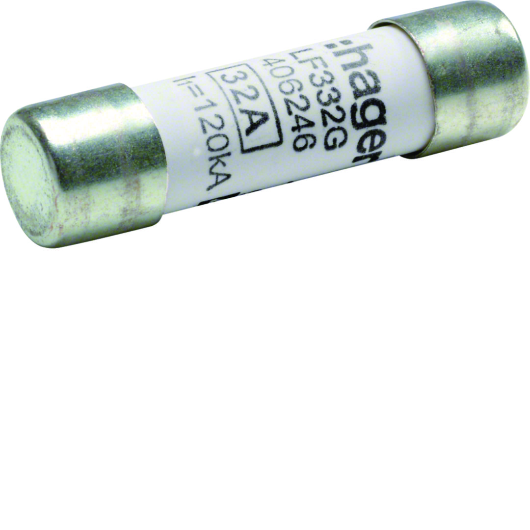 Hengeres biztosítóbetét aM (berendezésvédő) 10x38mm 32A 400V LF Hager
