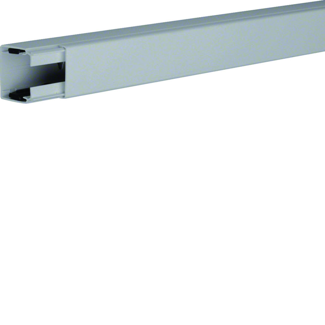 Vezetékcsatorna fedéllel műanyag 40mm x 40mm x 2000mm gránitszürke kezeletlen LF Hager