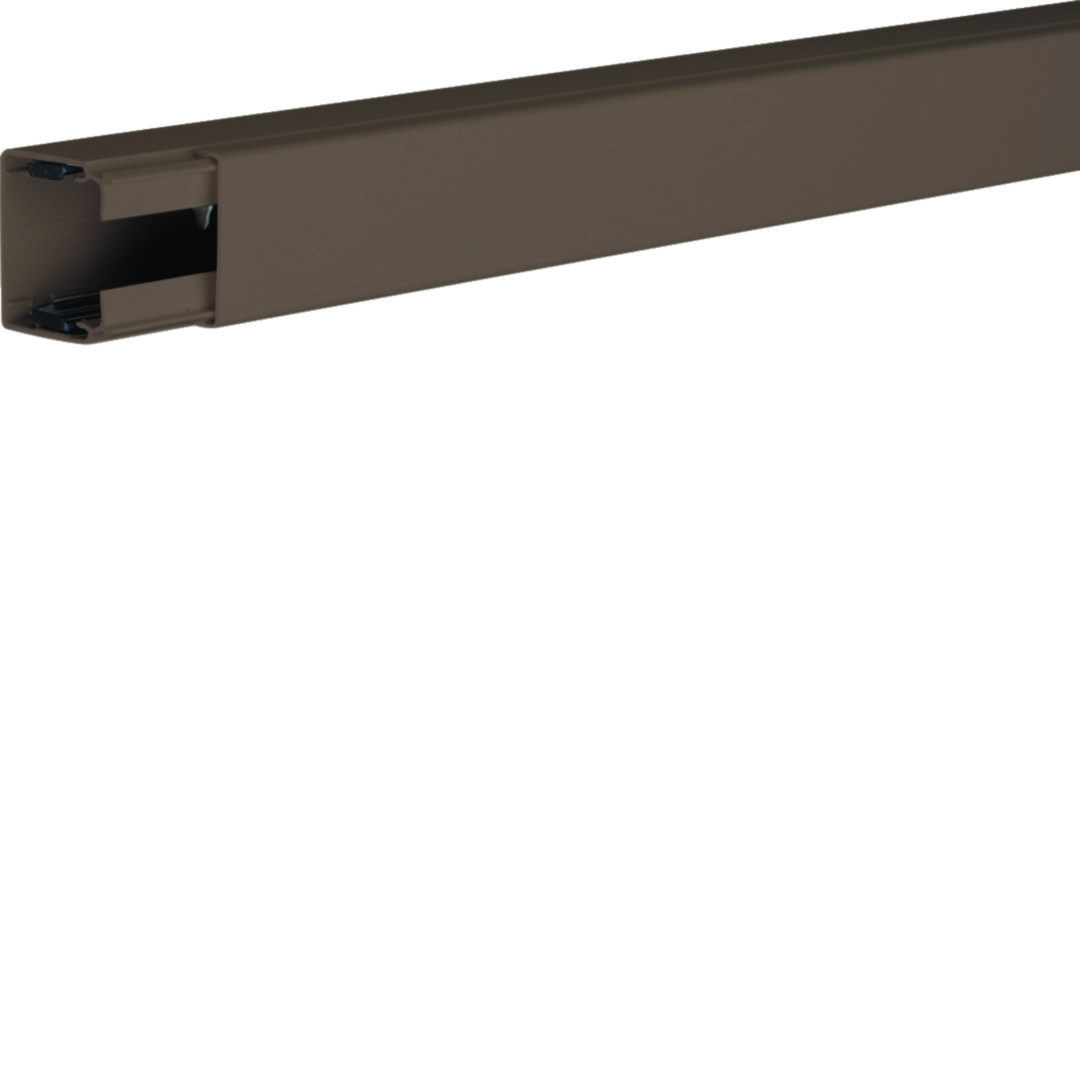Vezetékcsatorna fedéllel műanyag 40mm x 40mm x 2000mm barna kezeletlen LF Hager