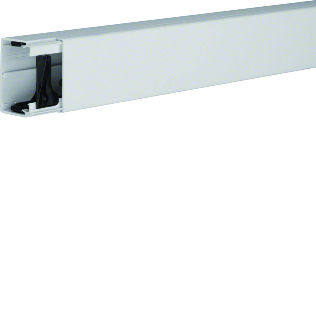 Vezetékcsatorna fedéllel műanyag 57mm x 40mm x 2000mm világosszürke kezeletlen LF Hager