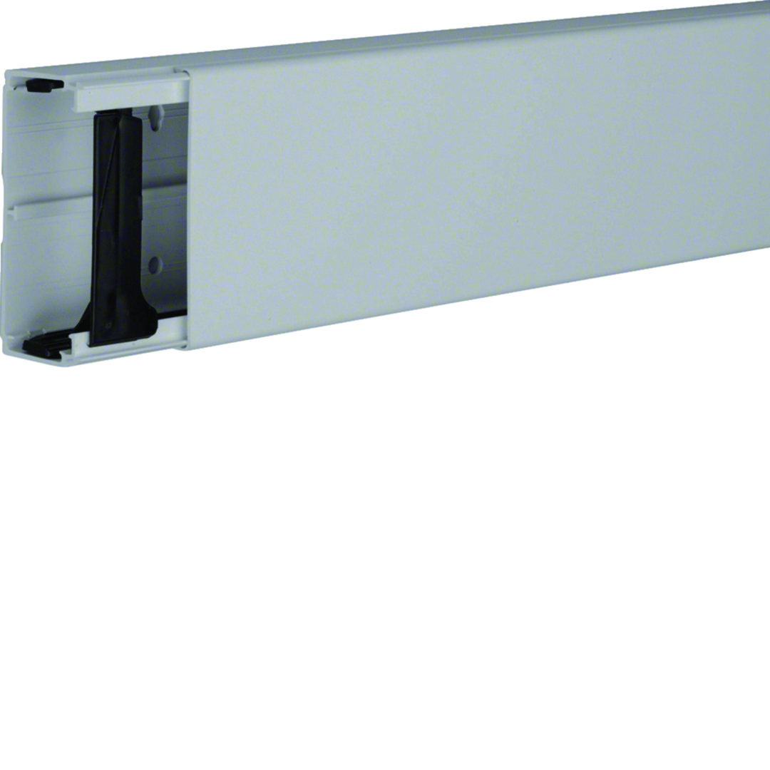 Vezetékcsatorna fedéllel műanyag 90mm x 40mm x 2000mm gránitszürke kezeletlen LF Hager