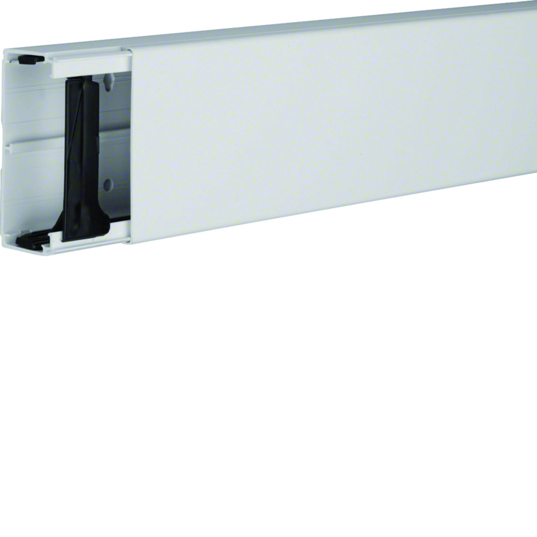 Vezetékcsatorna fedéllel műanyag 90mm x 40mm x 2000mm világosszürke kezeletlen LF Hager