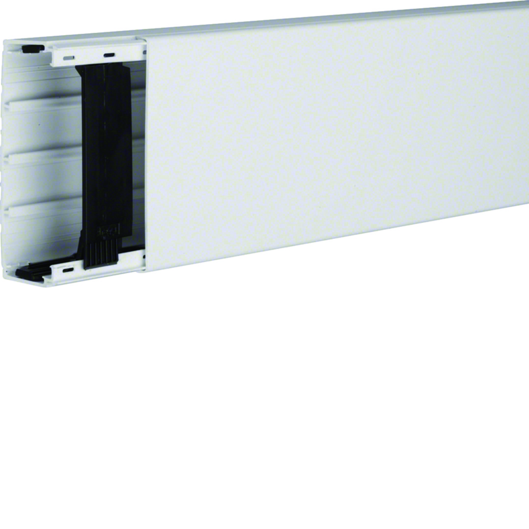 Vezetékcsatorna fedéllel műanyag 110mm x 40mm x 2000mm világosszürke kezeletlen LF Hager