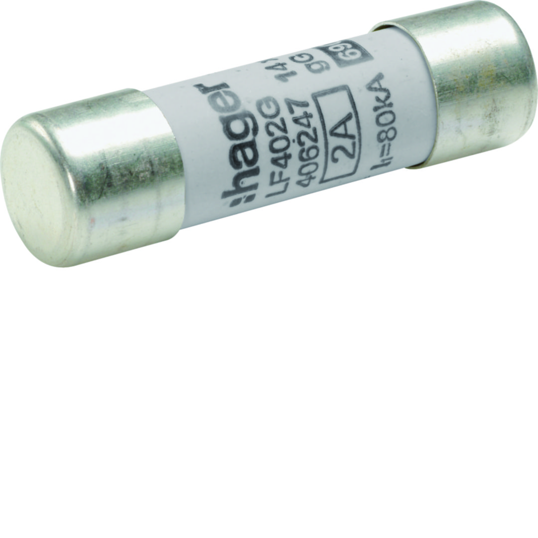 Hengeres biztosítóbetét aM (berendezésvédő) 14x51mm 2A 690V LF Hager