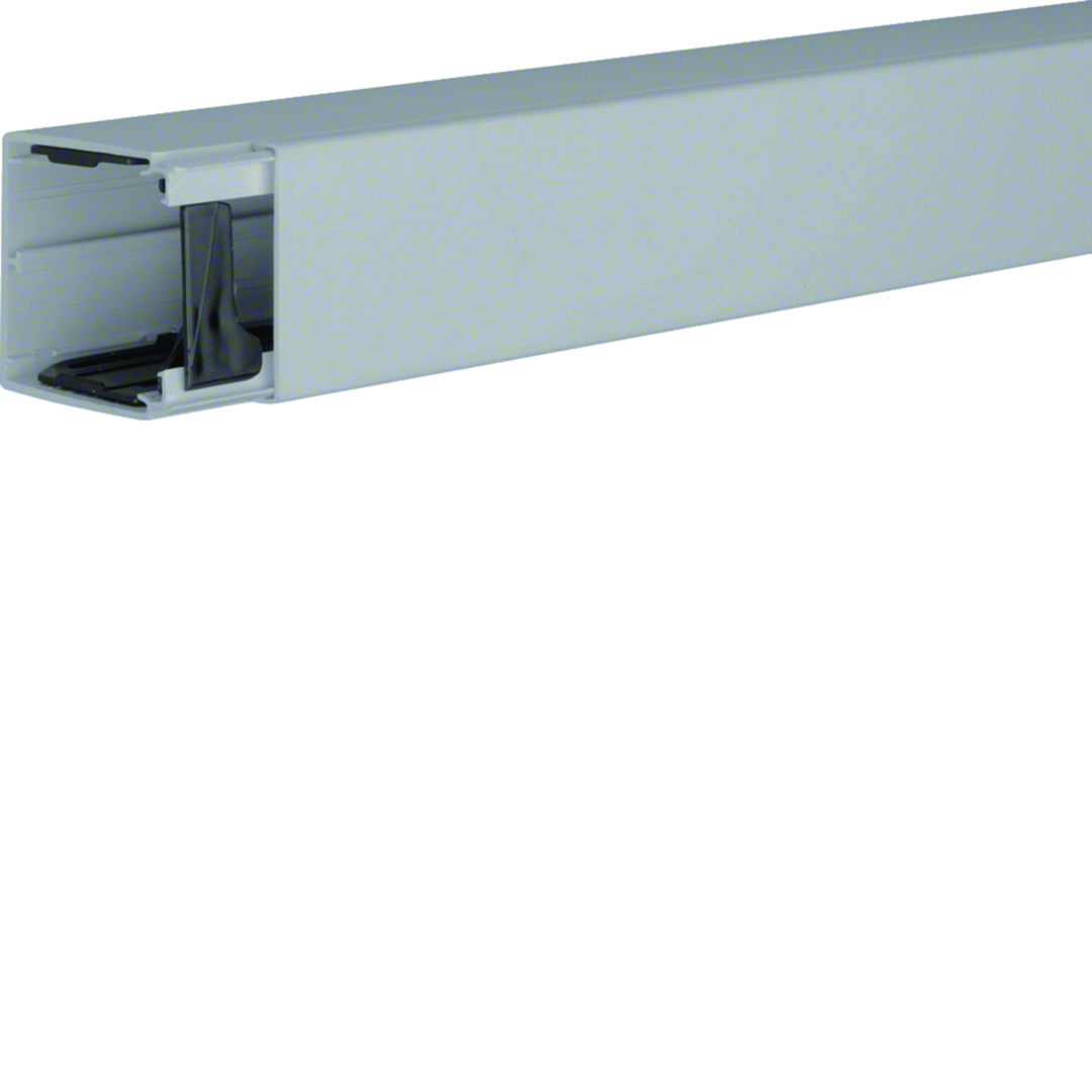 Vezetékcsatorna fedéllel műanyag 57mm x 60mm x 2000mm gránitszürke kezeletlen LF Hager