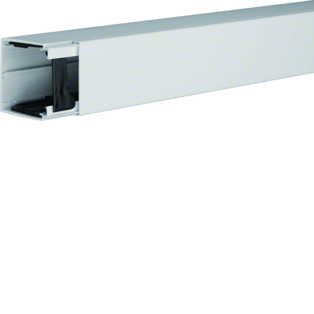Vezetékcsatorna fedéllel műanyag 57mm x 60mm x 2000mm világosszürke kezeletlen LF Hager