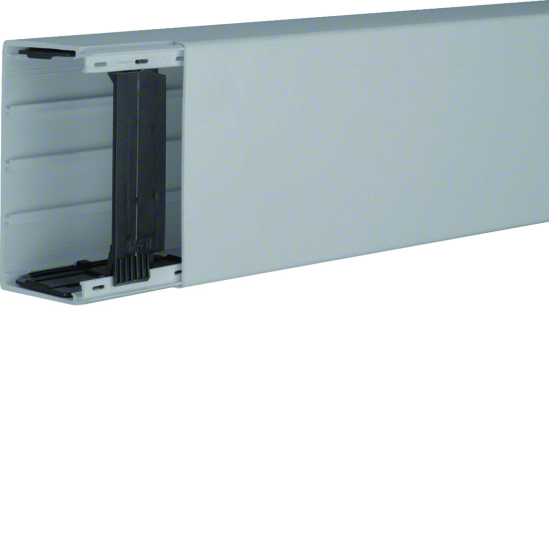 Vezetékcsatorna fedéllel műanyag 110mm x 60mm x 2000mm gránitszürke kezeletlen LF Hager