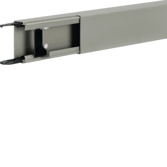 LFF3006007030 - Liféa trunking 30x57 with coupling and 2 cable retainer, grey