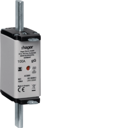 LNH1100MK - Mespatroon NH1C 100 A 500 V gG combimelder, geïs. opgestelde trekoren
