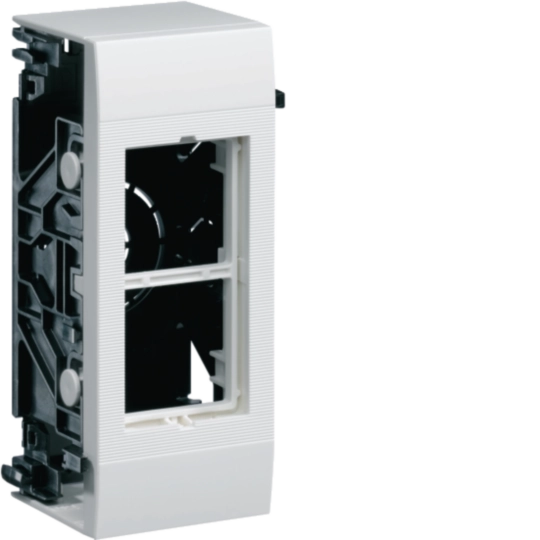 LPT20H - Módulo ampliación 2 mecanismos 45x45 mm para cajas LPT, blanco nieve (RAL9010)