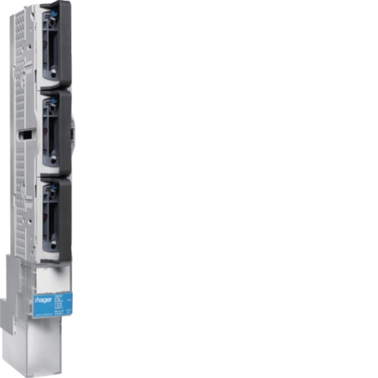 LVS00100RE - NHS-Lastschaltleiste weber.vertigroup 1P DIN00 160A SaS/Adapter 100mm Klemme