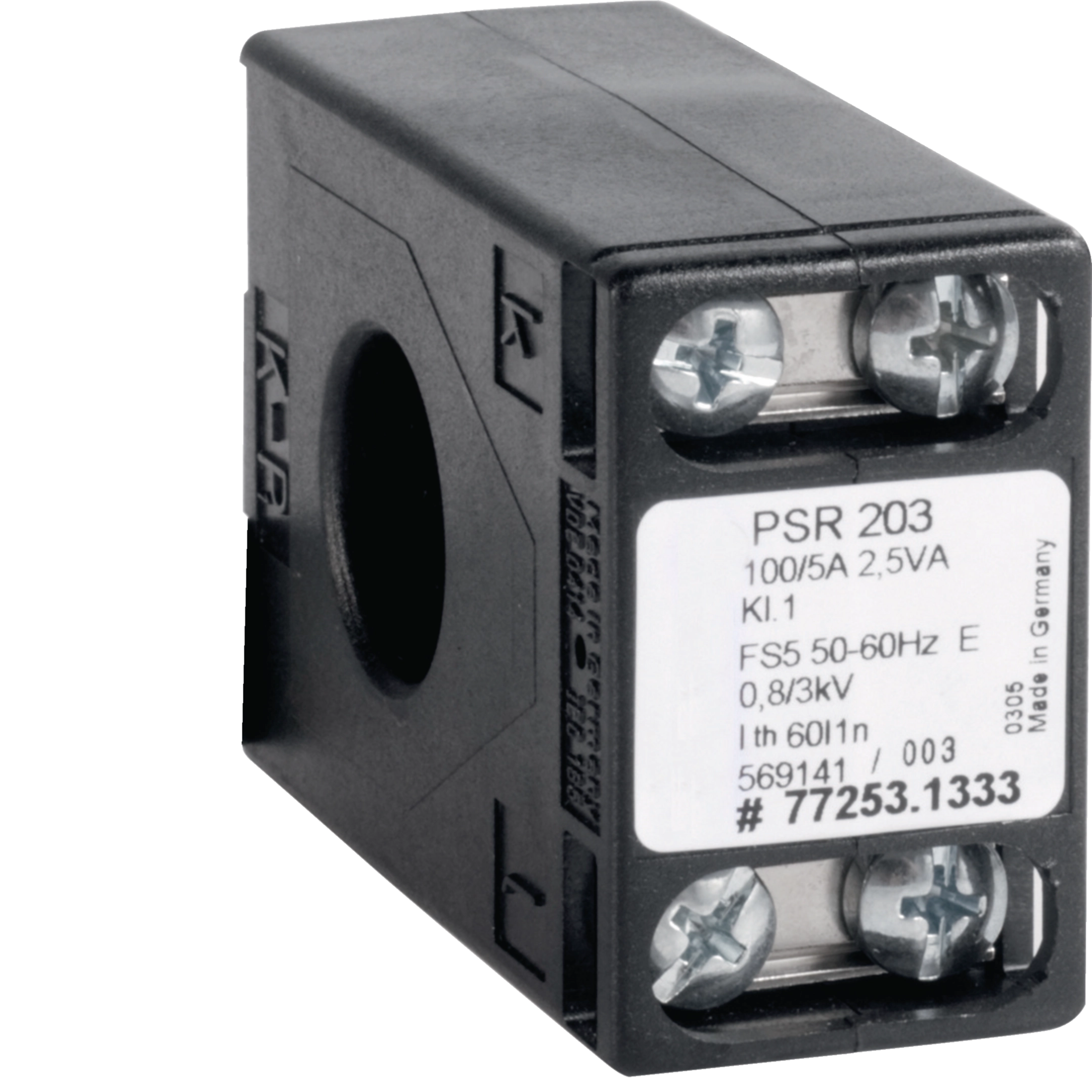 LVZPSR150 - Stromwandler für LV NH00 185mm 150/5A 5VA Klasse 1