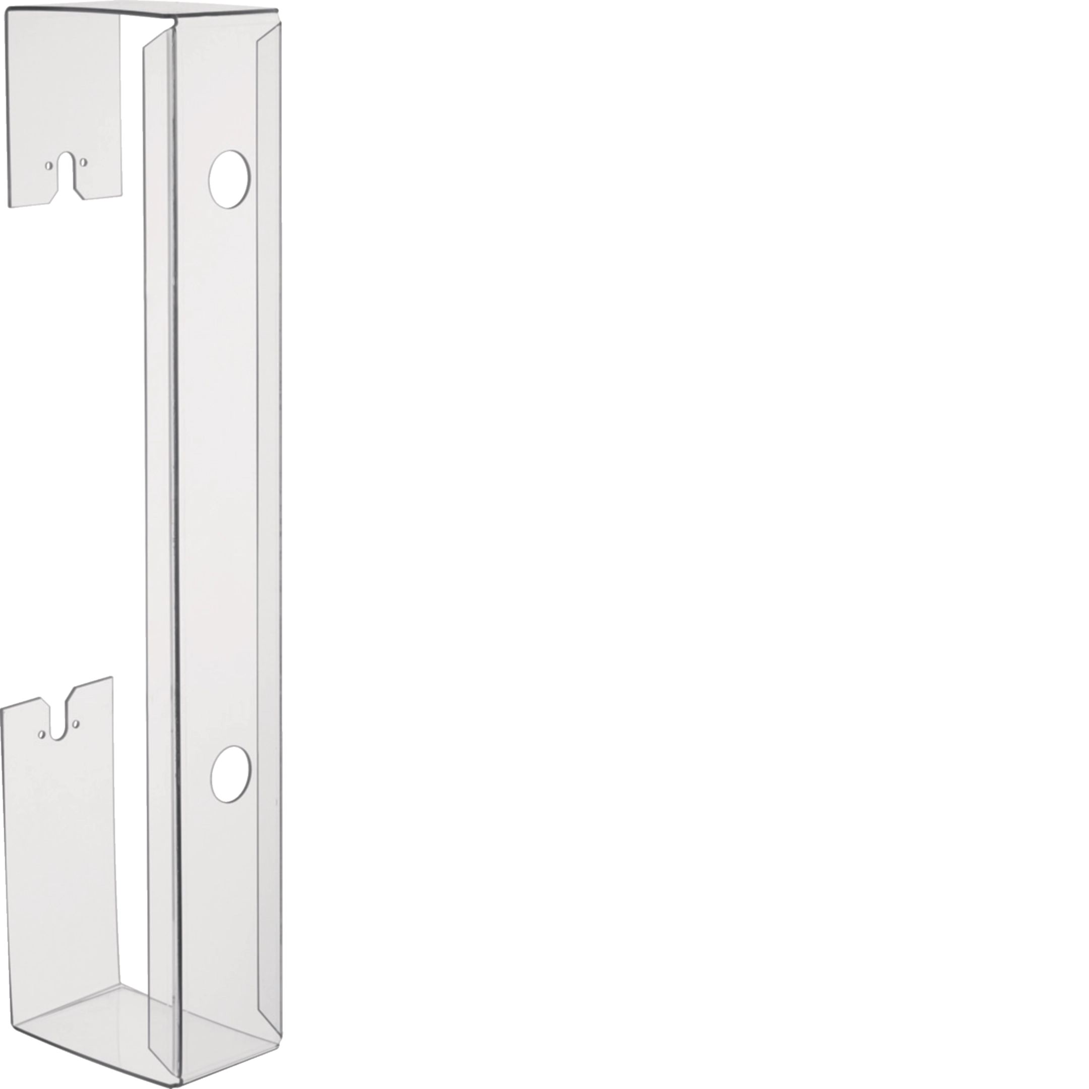 LVZRATV - Reserveplatzabdeckung 100mm Einbautiefe 150mm zu NH1-NH3 185mm transparent